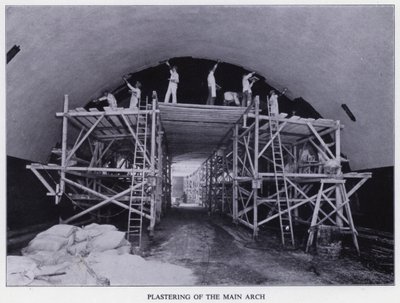 Mersey Tunnel: Pleisteren van de Hoofdboog door English Photographer