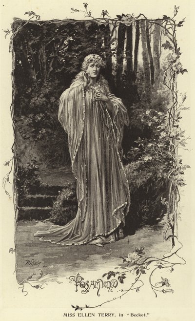 Mevrouw Ellen Terry, in Becket door English Photographer