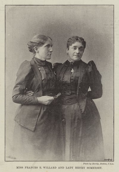 Miss Frances E Willard en Lady Henry Somerset door English Photographer