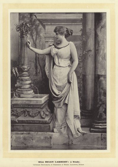 Miss Helen Lambert: een Studie door English Photographer
