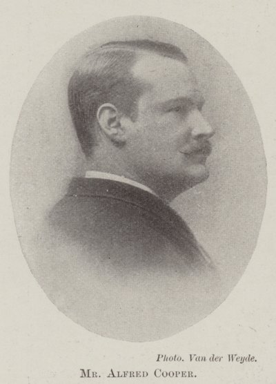 De heer Alfred Cooper door English Photographer