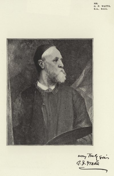 Mr G F Watts door English Photographer