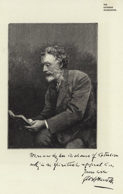Mr George Meredith door English Photographer