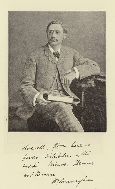 De heer H W Massingham, redacteur van de Star door English Photographer