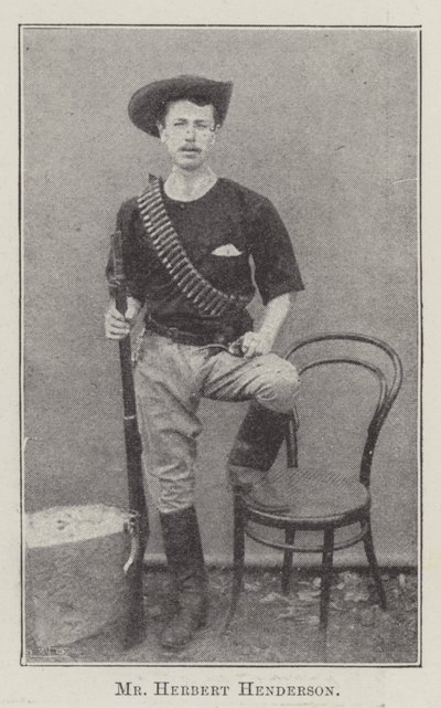 Mr Herbert Henderson door English Photographer