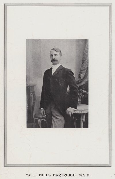 Mr J Hills Hartridge, MSH door English Photographer