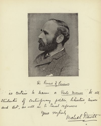 Michael Davitt door English Photographer