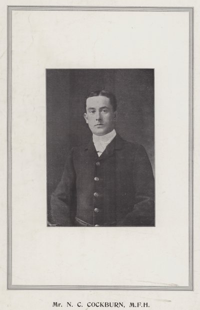 Mr N C Cockburn, MFH door English Photographer