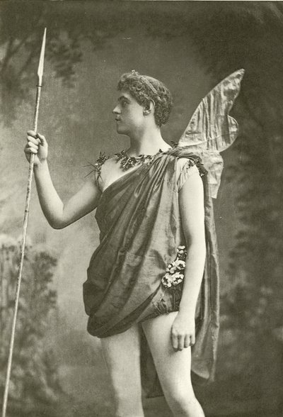 Mr Otto Stuart als Oberon (gravure) door English Photographer
