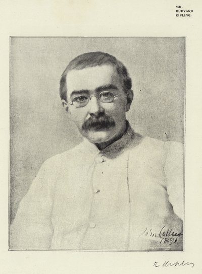 Mr Rudyard Kipling door English Photographer