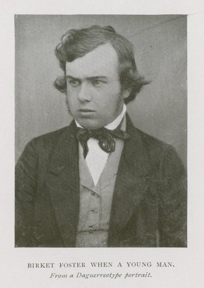 Myles Birket Foster, Engelse kunstenaar, als jonge man door English Photographer
