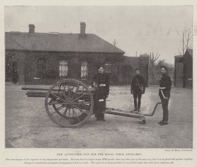 Nieuw 15-ponder kanon voor de Royal Field Artillery door English Photographer