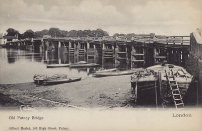 Oude Putney-brug, Londen door English Photographer