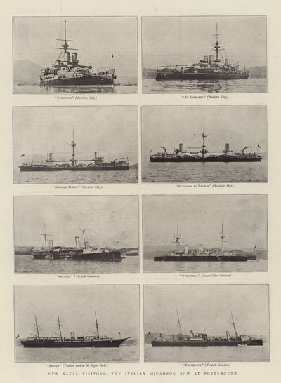 Onze Marinebezoekers, het Italiaanse Eskader nu in Portsmouth door English Photographer