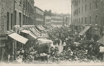 Petticoat Lane op zondagochtend door English Photographer