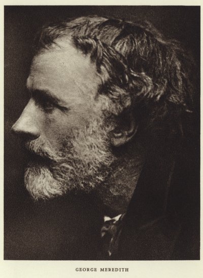 Portret van George Meredith door English Photographer