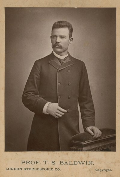 Portret van Professor Thomas Scott Baldwin door English Photographer