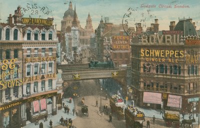 Ludgate Circus, Londen door English Photographer