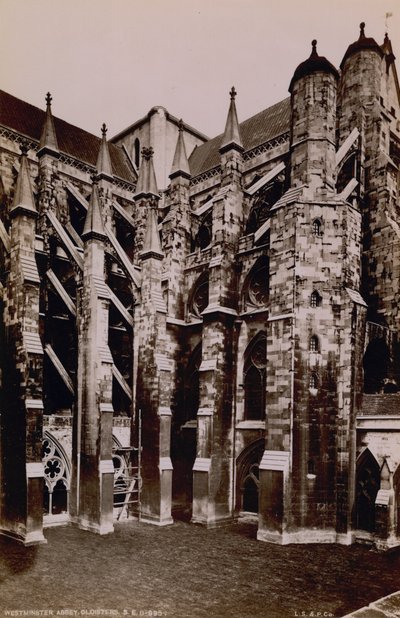 Ansichtkaart van Westminster Abbey door English Photographer