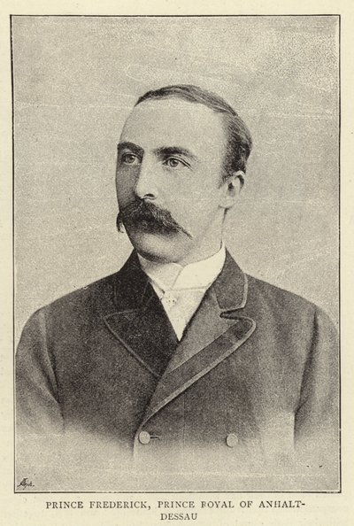 Prins Frederick, Kroonprins van Anhalt-Dessau door English Photographer
