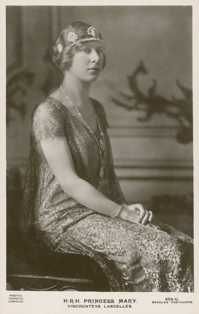 Prinses Mary, Viscountess Lascelles door English Photographer