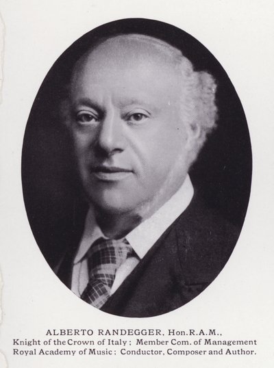 Prominente mannen van Londen: Alberto Randegger door English Photographer
