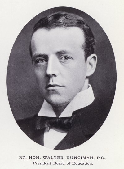 Prominente mannen van Londen: Rt Hon Walter Runciman door English Photographer
