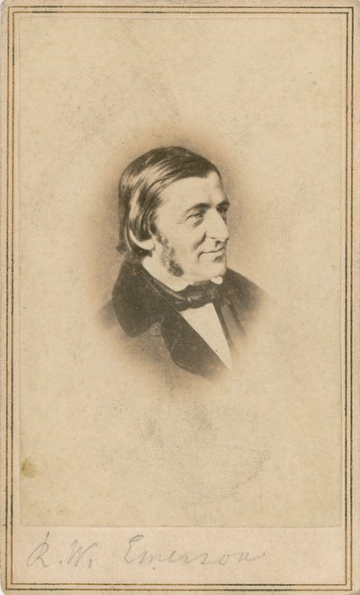 Ralph Waldo Emerson door English Photographer