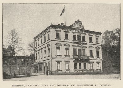 Residentie van de Hertog en Hertogin van Edinburgh in Coburg door English Photographer