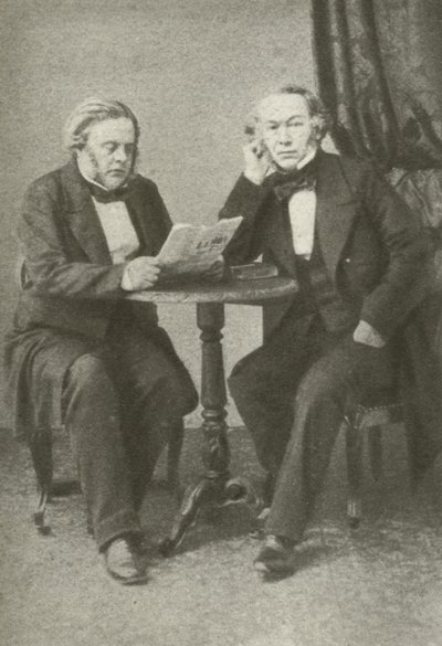 Richard Cobden (links) en John Bright (rechts) door English Photographer