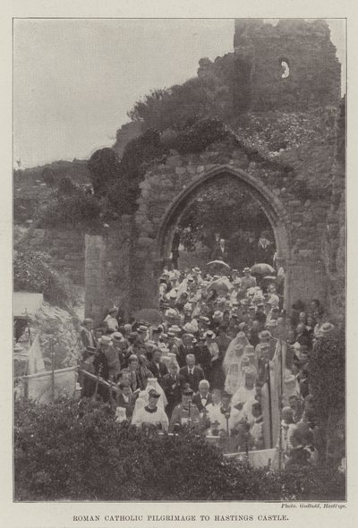 Rooms-Katholieke Bedevaart naar Hastings Castle door English Photographer
