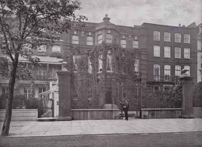 Rossettis Huis in Cheyne Walk, Chelsea door English Photographer