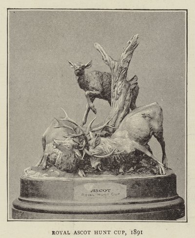 Royal Ascot Hunt Cup, 1891 door English Photographer