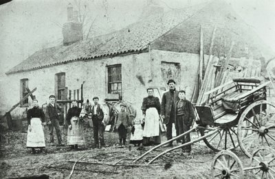 Saint Gothard Road: boerderijkoten, 1880 door English Photographer
