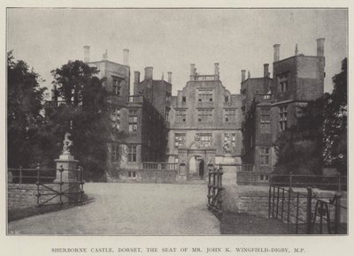 Sherborne Castle, Dorset, de zetel van Mr John K Wingfield-Digby, MP door English Photographer