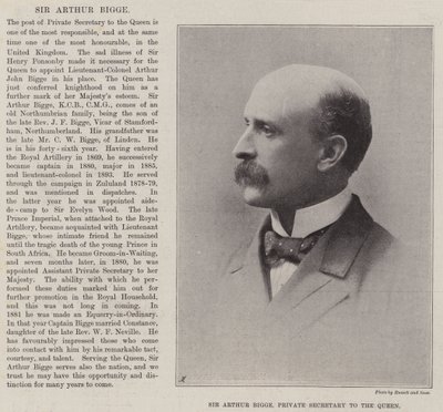 Sir Arthur Bigge, Privésecretaris van de Koningin door English Photographer