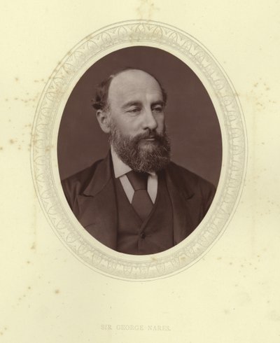 Sir George Nares door English Photographer