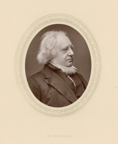 Sir Henry Cole, eerste directeur van het Victoria en Albert Museum door English Photographer