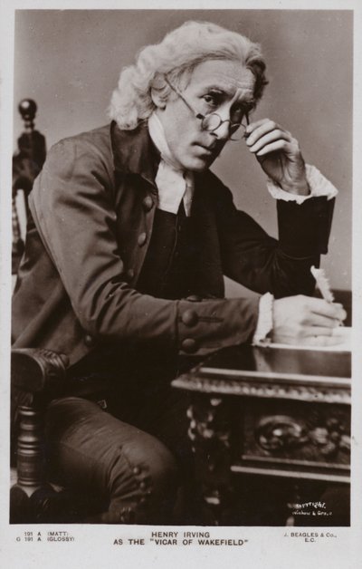 Sir Henry Irving, Engelse toneelacteur door English Photographer