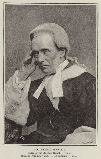 Sir Henry Manisty door English Photographer
