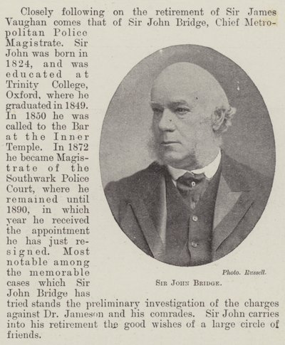 Sir John Bridge door English Photographer