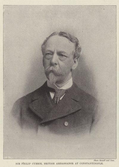 Sir Philip Currie, Britse ambassadeur in Constantinopel door English Photographer