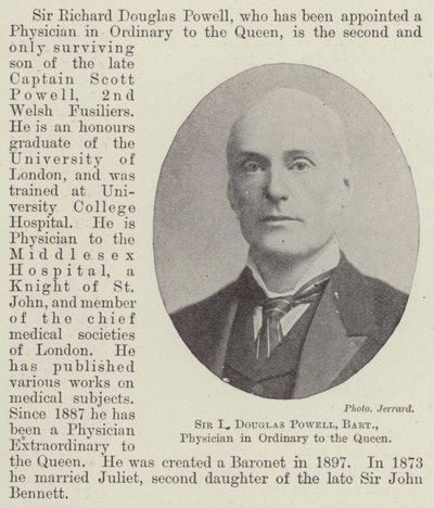 Sir R Douglas Powell, Baronet, Arts in Gewone Dienst van de Koningin door English Photographer