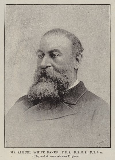 Sir Samuel White Baker, FRS, FRGS, FRSA door English Photographer