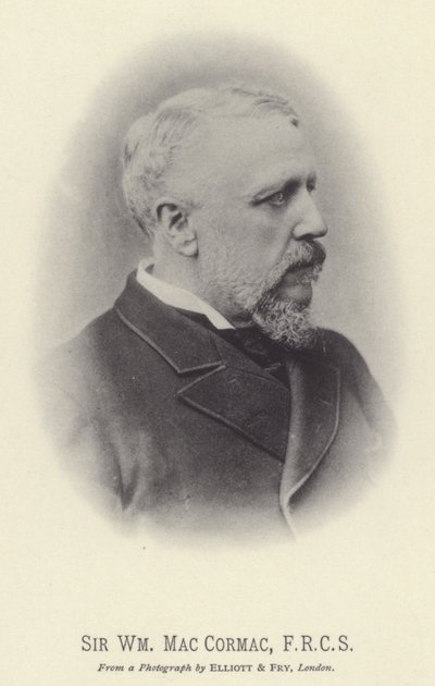 Sir William MacCormac, FRCS (z/w foto) door English Photographer