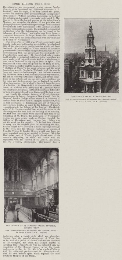 Enkele kerken in Londen door English Photographer