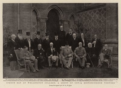 Speech Day op Wellington College, een groep koninklijke vooraanstaande bezoekers door English Photographer