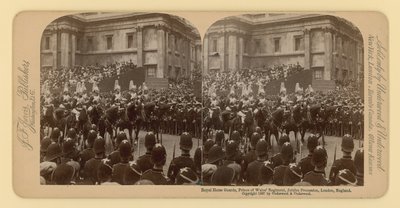 Stereografische afdruk van het diamanten jubileum van koningin Victoria door English Photographer
