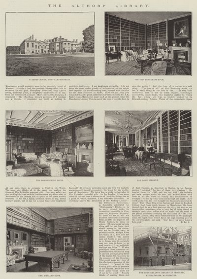 De Althorp Bibliotheek door English Photographer