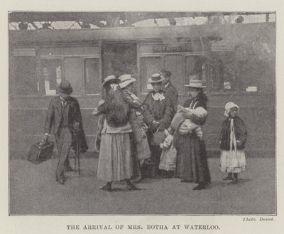 De Aankomst van Mevrouw Botha op Waterloo door English Photographer